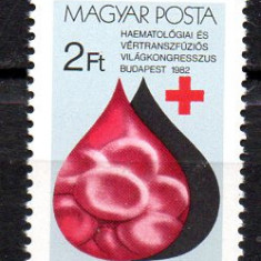 UNGARIA 1982, Medicina, MNH, serie neuzata