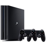 Consola Sony PlayStation 4 PRO PS4 1TB Second-Hand + 2 Controllere Wireless V2, Garantie 12 Luni