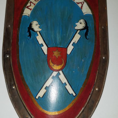 Replica a unui scut heraldica romaneasca