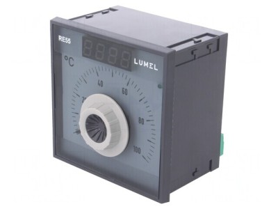 Regulator temperatură Pt100 cu releu SPDT și SPST-NO RE55 foto