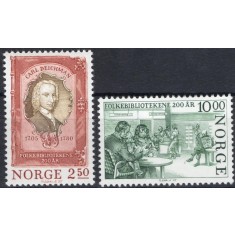 Norvegia 1985 - Biblioteca publica, serie neuzata