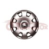 Set 4 Capace Roti Skoda Negre R15 Model 304N - Calitate Superioara, Flexibile, Argintii