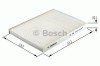 Filtru polen / aer habitaclu AUDI A6 (4A, C4) (1994 - 1997) BOSCH 1 987 432 024
