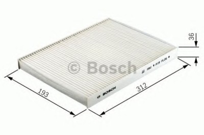 Filtru polen / aer habitaclu AUDI A6 (4A, C4) (1994 - 1997) BOSCH 1 987 432 024 foto