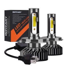 Becuri Led h7 auto Cob Mini F2S H1 H3 H4 H7 H8 H9 H11 HB3 HB4 H27 H16 HIR2 36w - HIR2