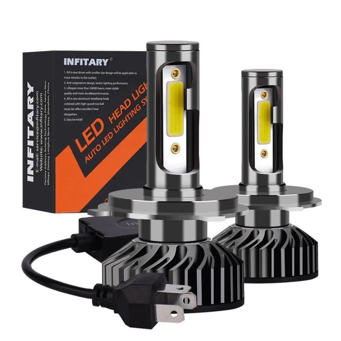 Becuri Led h7 auto Cob Mini F2S H1 H3 H4 H7 H8 H9 H11 HB3 HB4 H27 H16 HIR2 36w - HIR2
