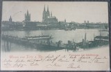 Carte postala, Koln, Rinul, 1924