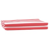 VidaXL Material de &icirc;nlocuire pentru copertină Roșu, alb 10 x 1.6 m