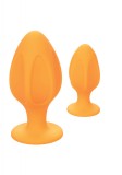 Set 2 Dopuri Anale Cheeky Silicon Portocaliu
