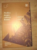 Predica despre caderea Romei Jerome Ferrari Actes Sud 2012 Istorie Romana Evul Mediu Romana Carte Romana Brosata 153 pagini