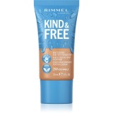 Rimmel Kind &amp; Free machiaj ușor de hidratare culoare 150 Rose Vanilla 30 ml