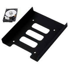 Adaptor HDD/SSD de la 2,5inch la 3,5inch, otel, negru