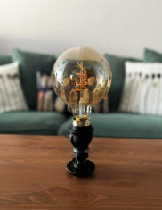 Lampa mica birou steampunk foto