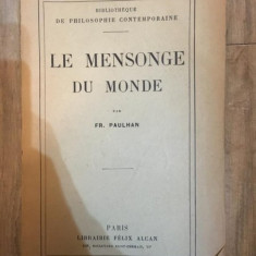 Fr. Paulhan - Le Mensonge du Monde