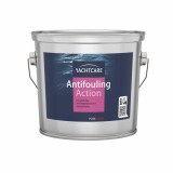Antifouling barcă, vopsea antivegetativă, antifouling dur, 2,5 litri, alb gri