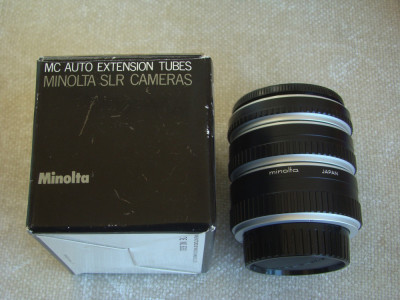 Set Adaptoare Obiectiv 14 mm, 21 mm, 28 mm pentru MINOLTA - NOU foto