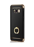 Cumpara ieftin Husa Samsung Galaxy S8 MyStyle Elegance Luxury 3in1 Ring Neagra: Protectie Soc, Praf, Zgarieturi, Carcasa