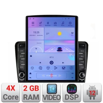 Navigatie Skoda Superb 2 K-Superb2 ecran tip TESLA 9.7&amp;quot; cu Android Radio Bluetooth Internet GPS WIFI 2+32 DSP Quad Cor CarStore Technology foto