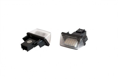 Set 2 Lampi LED placute numar Peugeot 406, 407 si 5008 foto