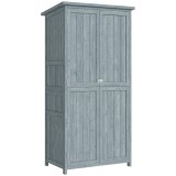 Outsunny Dulap de Exterior, Depozitare pentru Unelte cu 2 Rafturi | Aosom Romania