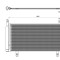 NRF 350468 EASY FIT Condensator climatizare