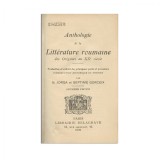 Nicolae Iorga, Septime Gorceix, Anthologie de la Litt&eacute;rature Roumaine, 1920, cu dedicațiile olografe ale autorilor pentru Constantin Marinescu