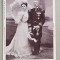 REGINA WILHELMINA EN HAAR GEMAAL si PRINTUL HENDRIK , CARTE POSTALA ILUSTRATA , MONOCROMA, CIRCULATA , CLASICA , CCA. 1900