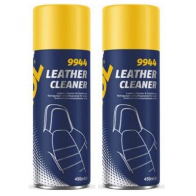 Pachet 2 x Spray Mannol pentru curatire suprafete din piele 450 ml foto