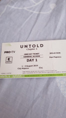 Bilet untold pentru prima zi ! Day one General Access foto