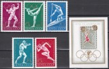 URSS 1972 - Jocurile Olimpice - Munchen, Serie + Colita, MNH