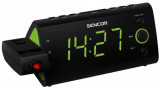 Radio cu ceas Sencor SRC 330 GN (Negru/Verde)