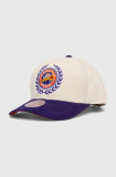 Mitchell&amp;Ness șapcă de baseball din bumbac Phoenix Suns culoarea alb, cu imprimeu