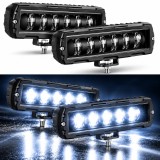 Proiector LED Bar 40W 10-80V 6 LED 6500K Alb Xenon