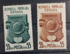 Romania 1953 - C.M. de Tenis de Masa MNH foto