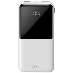 Baterie Externa XO-PR205, Baterie 10.000mAh, 2 x USB + 1 x Type-C, Afisaj LED, Negru