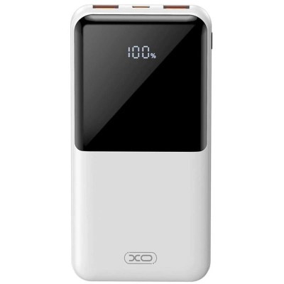 Baterie Externa XO-PR205, Baterie 10.000mAh, 2 x USB + 1 x Type-C, Afisaj LED, Negru foto