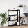 VidaXL Bibliotecă Stejar negru 80 x 30 x 118 cm Lemn compozit