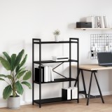 vidaXL Bibliotecă Stejar negru 80 x 30 x 118 cm Lemn compozit