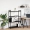 vidaXL Bibliotecă Stejar negru 80 x 30 x 118 cm Lemn compozit