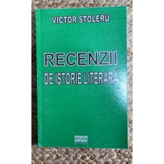RECENZII DE ISTORIE LITERARA-VICTOR STOLERU