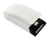 Aparat ambalare si vidare, portabil 10 x 3,8 cm, alb
