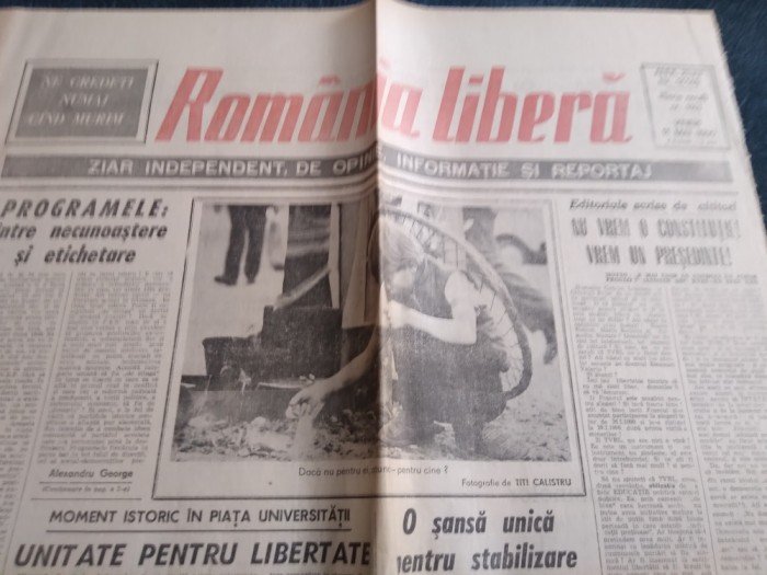 ZIARUL ROMANIA LIBERA NR 115 11 MAI 1990