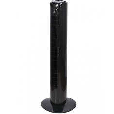 Ventilator turn LENTZ 80042, 45W, 81cm, 3 viteze, oscilatie, timer, negru