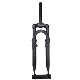 Cumpara ieftin Furca MD-711X 24&quot;, gat 1-1/8, lungime gat 170mm, Negru mat-sticker rosu Ultimate FactoryBikes