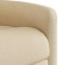 Fotoliu rabatabil electric, crem, material textil - 9
