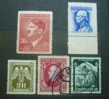 Germania Al Treilea Reich Boemia Slovacia Hlinka Saar Lot 5 Mărci -A666