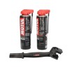 Kit intretinere Motul C1 Chain Clean 0.4L + Perie curatat lant Motul + Motul C2 Chain Lube Road 0.4L