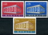 Monaco 1969 - Europa-cept 3v.neuzat,perfecta stare(z), Nestampilat