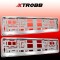 Set 2 rame numar auto universale cromate Xtrobb, argintiu - 3