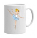 Cana alba personalizata, &quot;Cea mai tare balerina &quot;, INOVATIX&reg;. 330ml, Oem